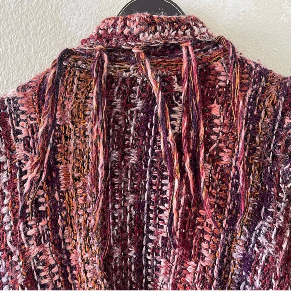 Free People Multi-Color Fringe Cardigan -XS - Picture 8 of 9